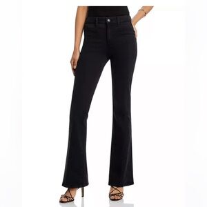 PAIGE Laurel Canyon Wel High Rise Flare Jeans in Slater